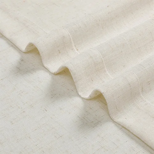 Miniatura 5 de MIUCO Cortinas de lino, 95 pulgadas de largo para dormitorio y sala de estar, filtro de luz, decoración neutra moderna, cortinas de granja, bolsillo