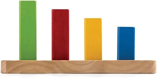 Miniatura 17 de PlanToys (2403 Tabla de clasificación geométrica de madera hecha de madera de caucho y pinturas y tintes no tóxicos)