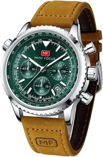 AIMES Mens Watches for Men Casual Chronograph Waterproof Sport Military Watch Analog Quartz Movement Stylish Luxury Dress Wrist Watch Elegant Gift