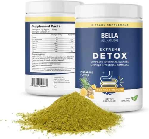 Miniatura 2 de Bella All Natural Detox Piña y Café Helado Adelgazante