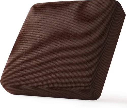 Miniatura 68 de CHUN YI - Funda elástica de cojín para sofá biplaza, funda de asiento de sofá con tela jacquard de elastano (mediana, color marfil blanco)