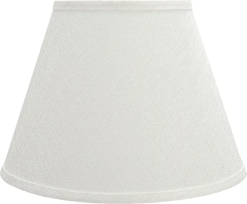 Miniatura 3 de Aspen Creative 32685A Pantalla de lámpara de construcción de araña con forma de imperio de transición en lino sintético blanco, parte superior de 7