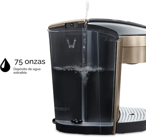 Miniatura 8 de Keurig K-Elite - Cafetera de cápsulas K-Cup de una sola porción, con control de fuerza y temperatura, capacidad de café helado, tamaño de Oro