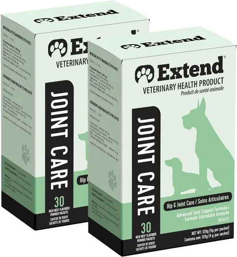 Miniatura 10 de Suplemento para perros Extend, cuidado de articulaciones para perros, suministro para 1 mes, glucosamina para perros con MSM y ácido ascórbico