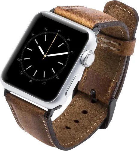 Miniatura 18 de Tuscany - Correa de reloj de cuero prémium para Apple Watch Series 11, 10, 1.654 in, Series 9, 8, 7, 6, 5, 4, 3 y SE 3/2/1 de 1.614 pulgadas, 1.575