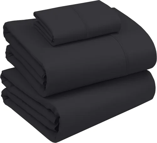 Miniatura 61 de RUVANTI Juego de sábanas divididas tamaño King de 100 % algodón para cama ajustable, 5 piezas, ropa de cama de tejido de percal suave y Guisante