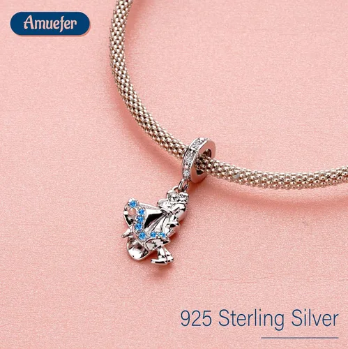 Miniatura 46 de Amufer S925 Charms for Women, compatible with Pandora Bracelets and Necklaces, Jewelry Gift