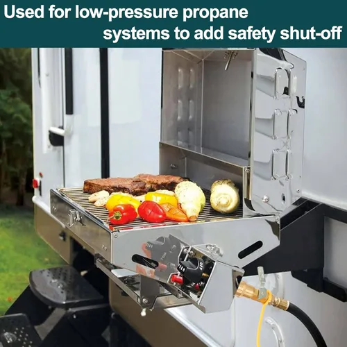 Miniatura 7 de GASPRO Kit de accesorios de conexión rápida de propano de 1/4 pulgadas, conexiones de gas LP para una fácil integración de sistemas de propano de RV