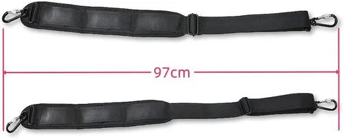 Miniatura 2 de yinfente 2 unids reemplazo correa de hombro acolchado universal ajustable bolsa correa con ganchos para portátil violín caso viola caso viola caso