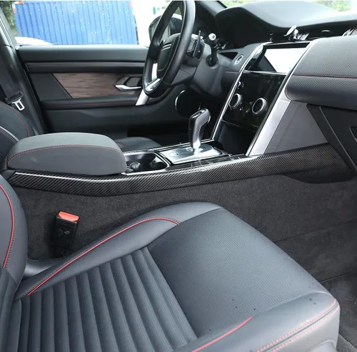 Miniatura 4 de YIWANG - Cubierta de repuesto para interior de coche, para Land Rover Discovery Sport 2020 2021 (fibra de carbono)