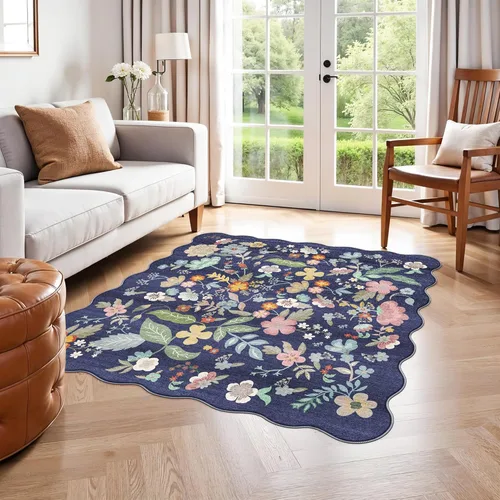 Miniatura 155 de Alfombra lavable para pasillo - 2x7 alfombras de cocina, alfombra para entrada, alfombra vintage, suave, alfombra antideslizante para piso, alfombra