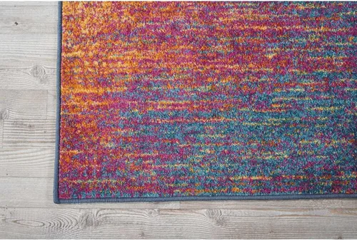 Miniatura 3 de Nourison Passion Abstract - Alfombra de 2 pies 2 pulgadas x 7 pies 6 pulgadas, fácil de limpiar, no se desprende, para dormitorio, sala de estar