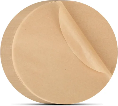 Miniatura 9 de Beasea Papel pergamino para freidora de aire de 11 pulgadas, 200 piezas de papel pergamino perforado blanco desechable para freidora de aire y cesta