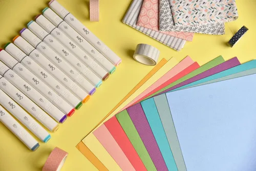 Miniatura 5 de Sizzix Surfacez - Cartulina, 8 1/4" x 11 3/4", 20 colores surtidos, 80 hojas, 663007