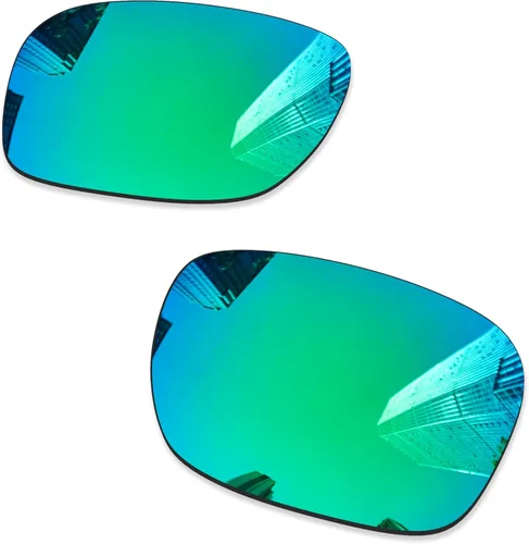 Miniatura 13 de Lentes de repuesto para gafas de sol Oakley Holbrook XXL OO9487/Holbrook XXL Asian Fit 2.402 in Rojo fuego + verde