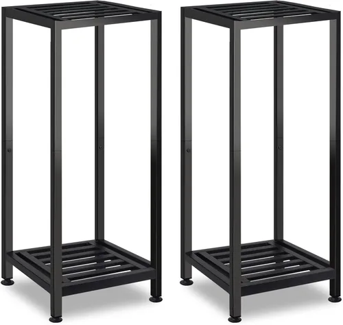 Miniatura 7 de Lilybud- lily Soporte para Plantas de Interior y Exterior de Servicio Pesado de Hierro Forjado Soportes de Pedestal de Metal Soporte para Plantas