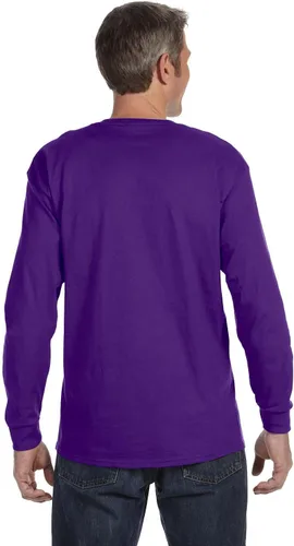 Miniatura 3 de Jerzees Dri-Power Camiseta de manga larga, paquete múltiple, para hombre