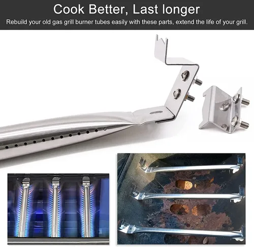 Miniatura 4 de Criditpid Piezas de parrilla para modelos Chargriller 5050, 5650, 3001, 3030, 5072, 3008, 4000, 5252, 5050, placa de calor de acero de porcelana