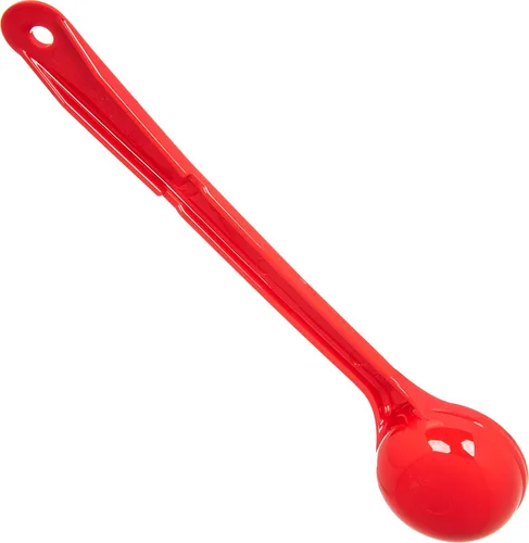 Carlisle FoodService Products Measure Miser - Cuchara medidora de plástico con mango largo, 2 onzas, color rojo, 1 unidad (paquete de 1)