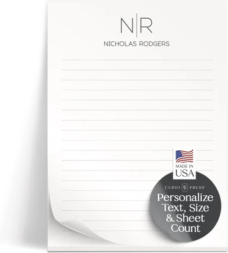 Miniatura 11 de Curio Press Papelería personalizada para mujeres y hombres, tarjetas de agradecimiento planas A2 con tarjetas de notas personalizadas, tarjetas