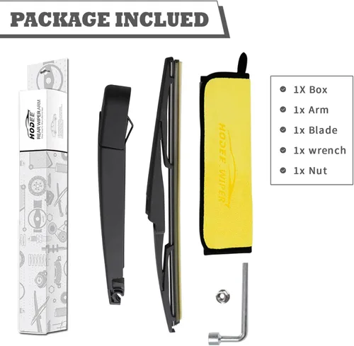 Miniatura 6 de Juego de tuercas para brazo y escobilla de limpiaparabrisas trasero - Repuesto para Hyundai New Santa Fe 2013-2017, kia Sedona Sports XL SUV