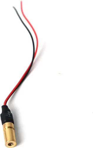 Miniatura 4 de módulo láser de luz roja 650nm módulo láser industrial longitud focal ajustable (cross-2packs)