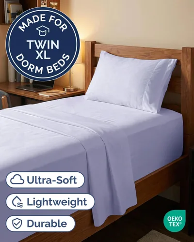 Miniatura 2 de Sábanas de Bolsillo Extra Profundo Twin XL - Juego de 3 Piezas de Sábanas Transpirables y Refrescantes - Juego de Sábanas de Lujo Hotelero - Suaves