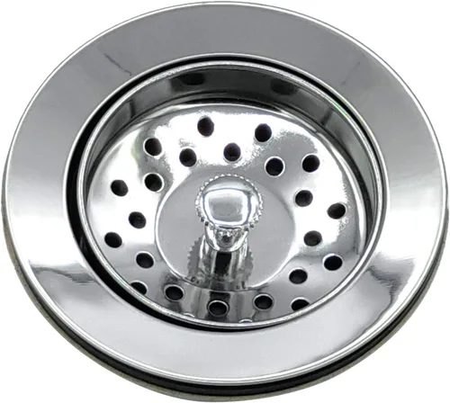 Miniatura 7 de Colador de cesta de 4 pulgadas para fregadero de cocina de acero con base de ABS y montaje de colador extraíble, para fregadero de cocina estándar