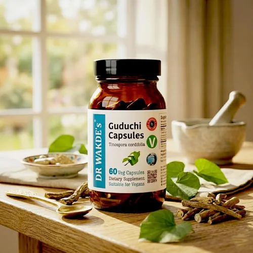 Miniatura 18 de DR WAKDE's Cápsulas de Guduchi (Tinospora cordifolia, 60 cápsulas vegetales, suplemento a base de plantas, hierba ayurvédica, todo natural, vegano)