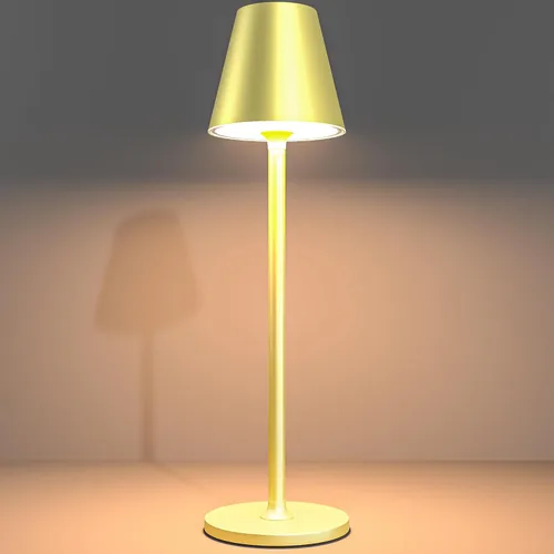 Miniatura 12 de Timjorman Lámpara de mesa LED inalámbrica, lámpara de escritorio con batería recargable de 4000 mAh, brillo de 3 niveles junto a la luz nocturna