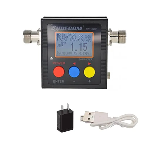 Miniatura 2 de Surecom SW-102HF 1.5-70MHz V.S.W.R. y Medidor de Potencia