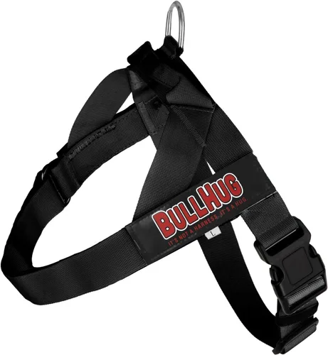 Miniatura 33 de BULLHUG Arnés ajustable para perro, sin tirones, sin estrangulamiento, para bulldogs ingleses, bulldogs franceses, pugs y razas de pecho ancho