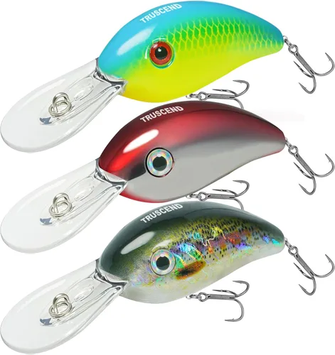 Miniatura 9 de TRUSCEND Swimmax para agua dulce y salada, señuelos de pesca realistas para lubina, trucha, crappie, lucio, lucio, salmón azul, cebos para lubina