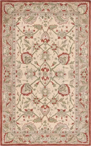 Miniatura 15 de SAFAVIEH Antiquity Collection - Alfombra decorativa de 3 x 5 pies, color marfil y beige, hecha a mano, lana tradicional, ideal para zonas de alto