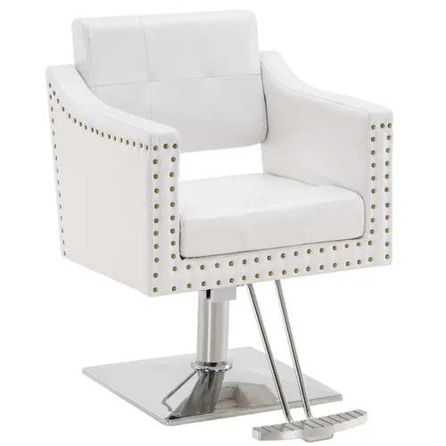 Miniatura 12 de BarberPub Silla de salón para estilista, silla de peluquería hidráulica, equipo de spa de belleza 8813 (ajuste de altura del asiento de 6 pulgadas)