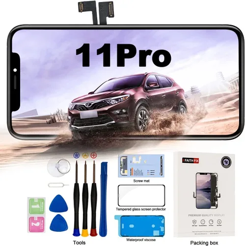Miniatura 9 de EFAITHFIX para iPhone 11 Reemplazo de pantalla LCD de 6.1 pulgadas, ensamblaje de marco, pantalla LCD y digitalizador de pantalla táctil 3D con kit