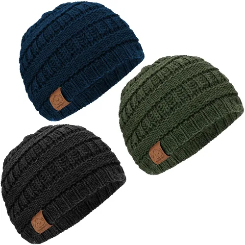 Paquete de 3 gorros de bebé, sombreros de bebé de 0 a 6 meses, sombreros para recién nacidos, sombreros para bebé, sombreros para bebé, gorro para
