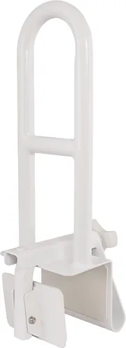 Miniatura 6 de Vaunn Soporte de seguridad ajustable para bañera, barra de agarre de ducha, manija, acero inoxidable, color blanco