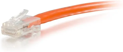 Miniatura 15 de C2G 24494 Cable cruzado Cat5e - Cable de conexión de red sin blindaje sin arranque, naranja (3 pies, 3.0 ft)
