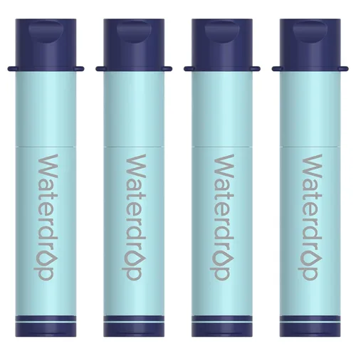 Miniatura 11 de Waterdrop Paja de filtro de agua por gravedad, sistema de filtración de agua para campamento, purificador de agua de supervivencia para viajes