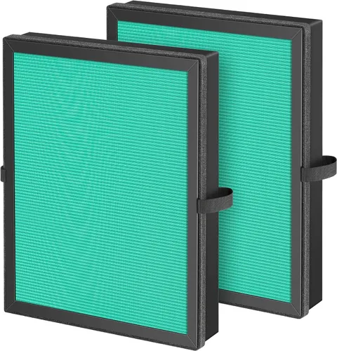 Miniatura 9 de iSingo Paquete de 2 filtros de aire compatibles con purificador de aire MK-04 MG-04JH, filtración de 4 capas adecuado para polvo, caspa de mascotas