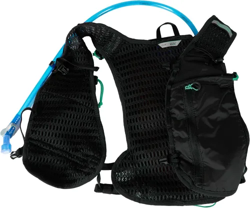 Miniatura 5 de CamelBak Circuit Run - Chaleco de hidratación con depósito de 50 onzas, diseño ligero y transpirable y almacenamiento para correr y entrenar de Negro
