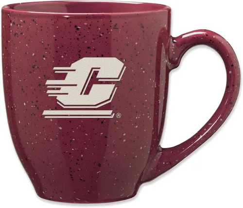 Miniatura 488 de Rico Industries NCAA Virginia Tech Hokies Maroon - Taza de café de cerámica grabada con láser, color del equipo, 16 onzas