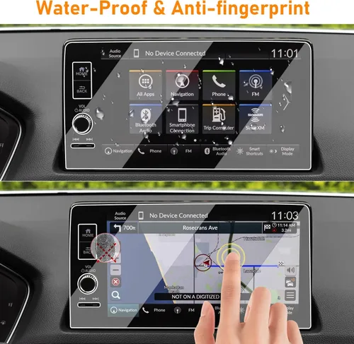Miniatura 4 de Yumzeco Protector de pantalla compatible con Honda Civic 2022-2025 2023 2024 2025 CRV HRV Pilot Integra de 9 pulgadas, protector de pantalla