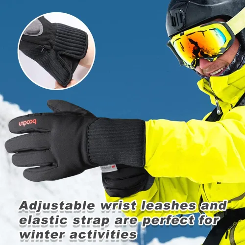 Miniatura 6 de WTACTFUL - Guantes de esquí, impermeables, transpirables, para pantalla táctil, snowboard, para hombres y mujeres