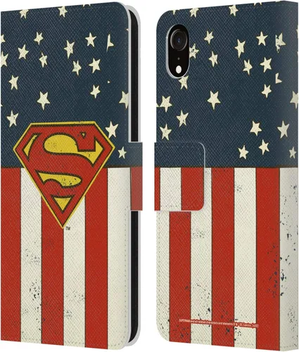 Miniatura 121 de Head Case Designs Funda de piel con licencia oficial de Superman DC Comics con logotipos negros y rojos compatible con Apple iPhone 11