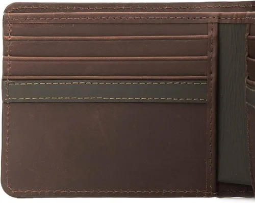 Miniatura 3 de VELEZ Carteras de cuero genuino para hombre, Café, Casual