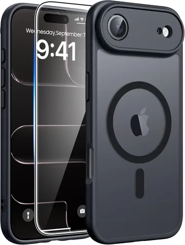 Miniatura 185 de FNTCASE - Funda para iPhone 16 Pro: magnética, mate, translúcida, de grado militar, protectora contra caídas, resistente, fina, duradera y a prueba