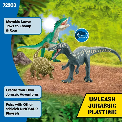 Miniatura 4 de Schleich Dinosaurs - Ataque del Trío de Dinosaurios - Juguetes de dinosaurios para niños y niñas - Figuras de dinosaurios para niños a partir de 5