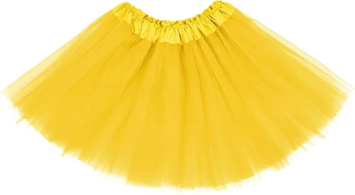 Miniatura 36 de Century Star Tutú de 4 capas para niñas pequeñas, faldas de ballet de tul para baile de princesa, esponjoso, para fiestas de cumpleaños de 2 a 8 años